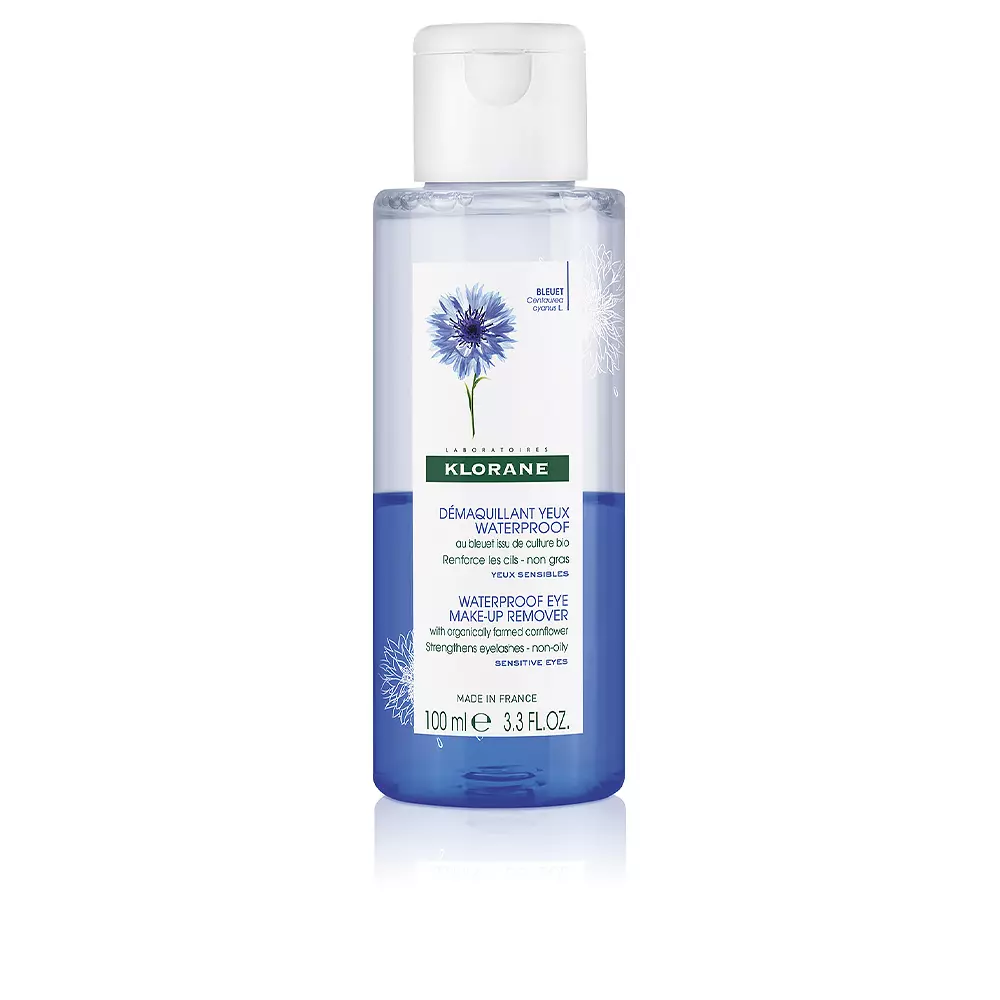 Nước tẩy trang mắt chống nước Klorane từ nông nghiệp hữu cơ 6 klorane waterproof eye make up remover organically farmed cornflower