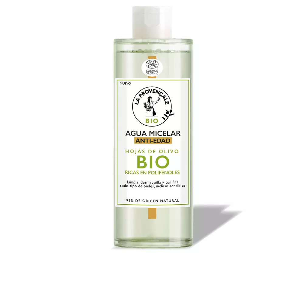 Nước Tẩy Trang La Provençale Bio Chống Lão Hóa Từ Chiết Xuất Lá Olive 8 la provencale agua micelar bio anti edad hojas olivo