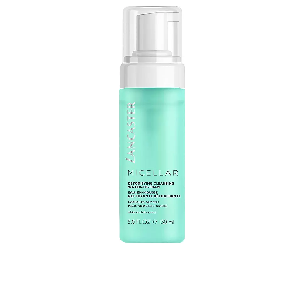 Nước tẩy trang tạo bọt Lancaster MICELLAR detoxifying 6 lancaster micellar detoxifying cleansing water to foam