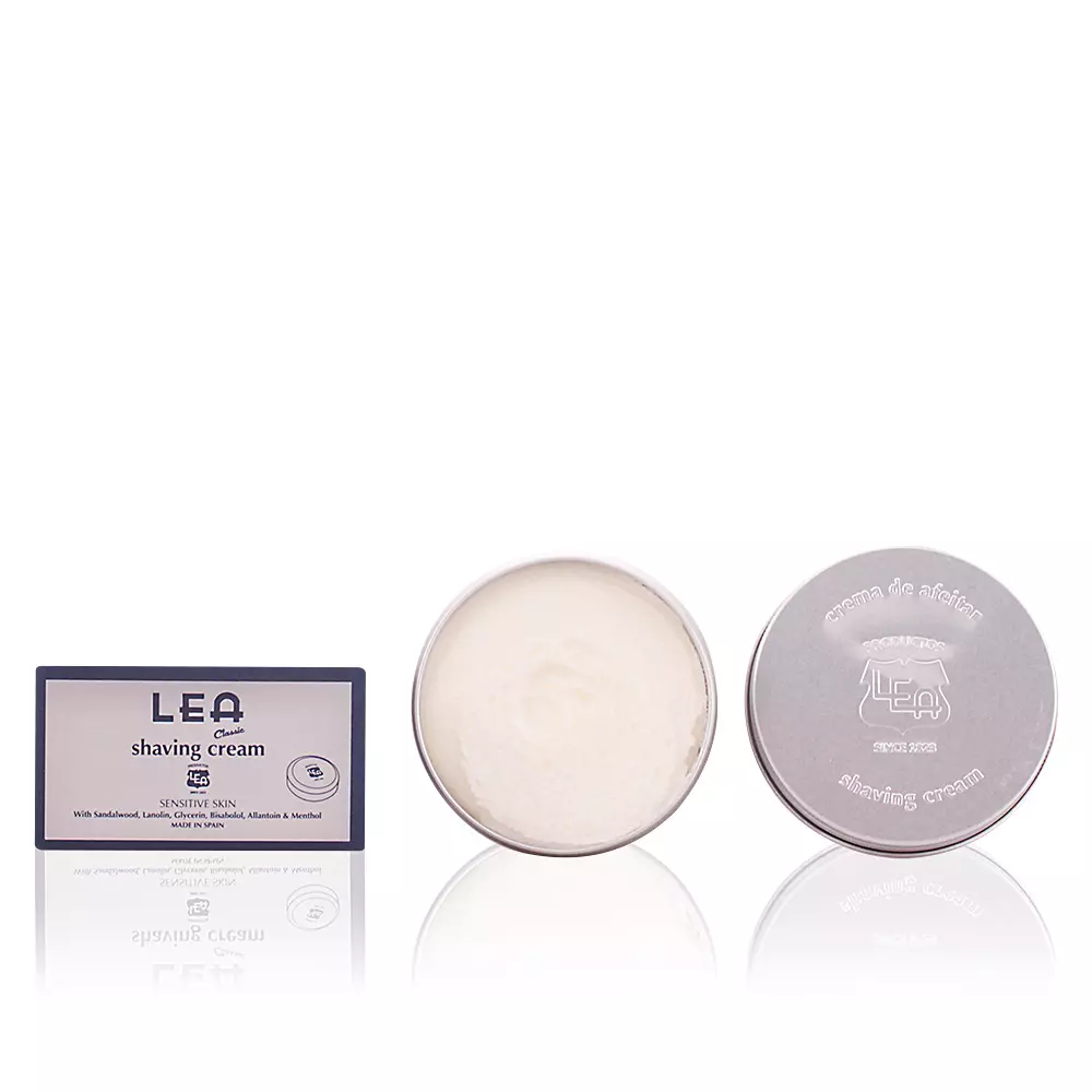 Kem cạo râu Lea CLASSIC trong hộp nhôm 6 lea lea classic shaving cream in aluminium jar