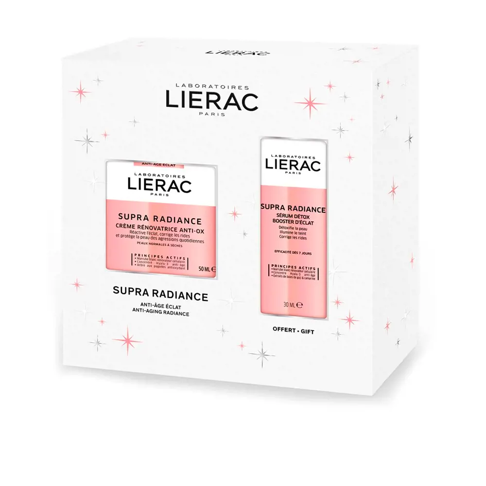 Kem tái tạo chống oxy hóa Lierac Supra Radiance 6 lierac supra radiance crema renovadora anti ox set