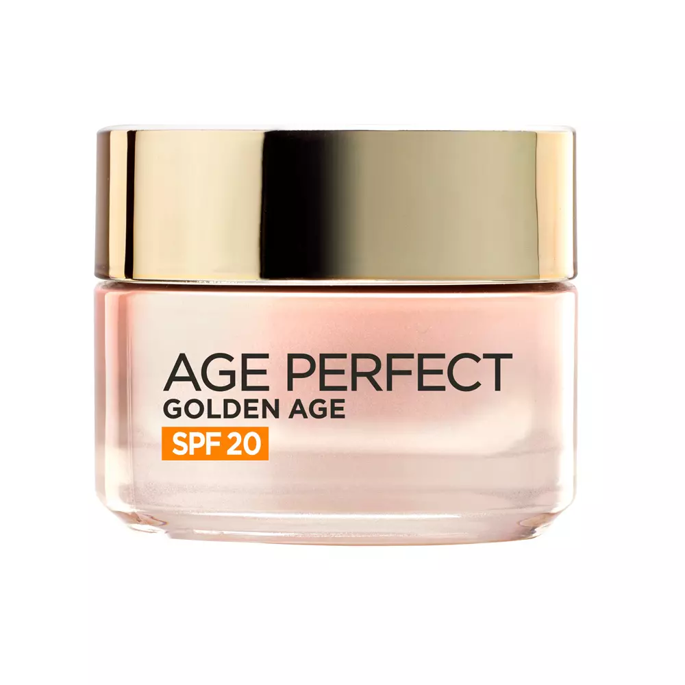 Kem dưỡng da ban ngày L'Oréal Paris AGE PERFECT GOLDEN AGE SPF20 12 loreal make up age perfect golden age spf20 crema dia