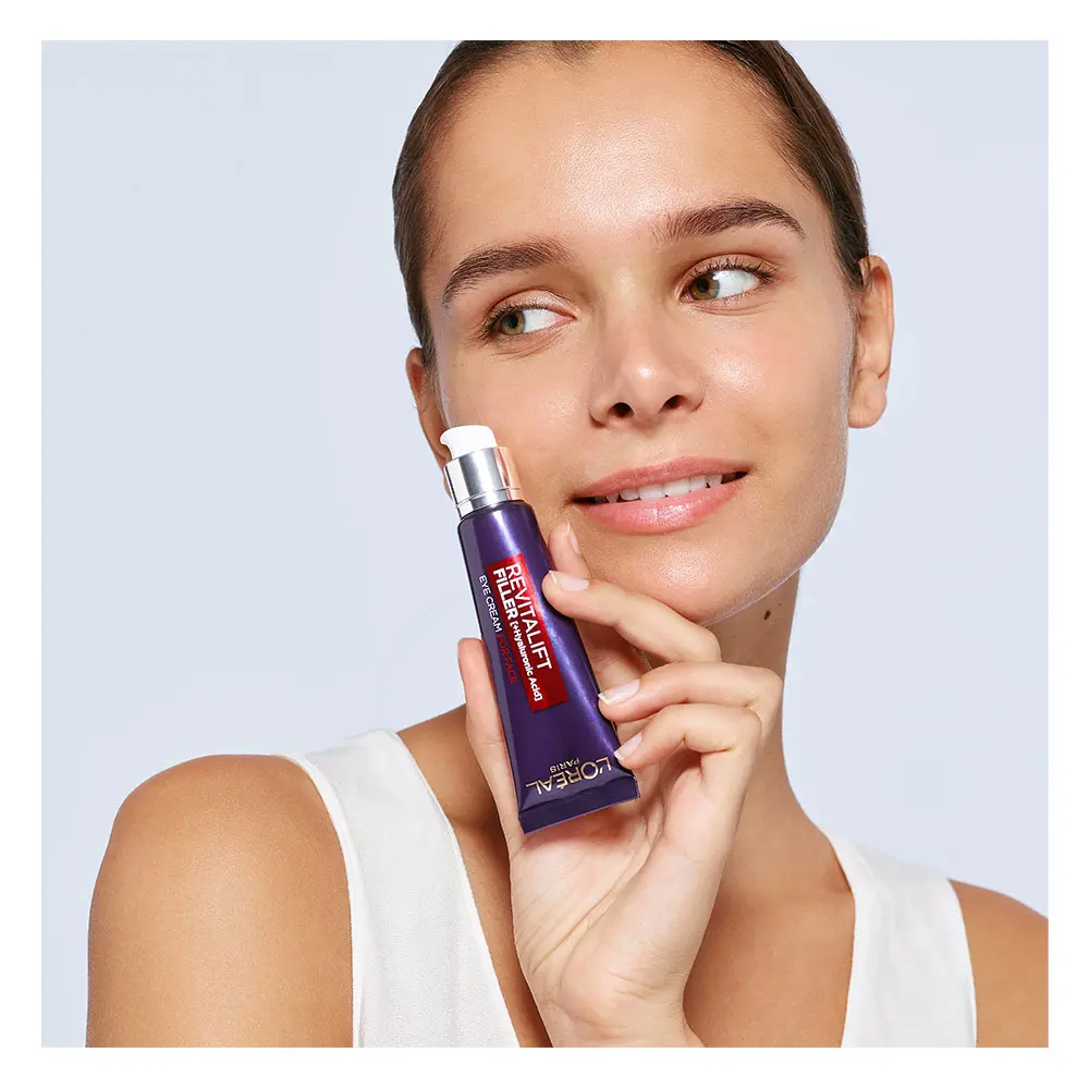 Kem mắt L'Oréal Paris Revitalift Filler chứa axit hyaluronic 4 Kem đường viền mắt L'Oréal París REVITALIFT FILLER ácido hialurónico crema ojos