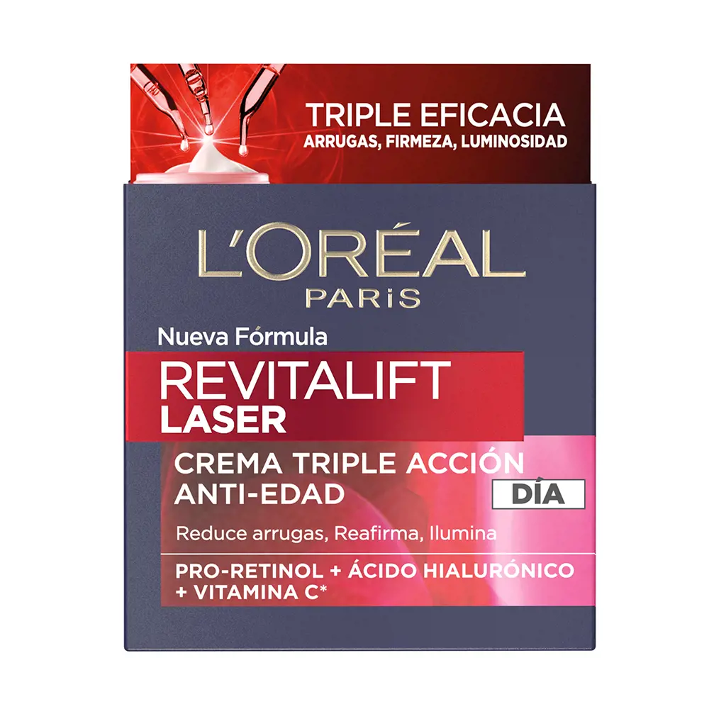 Kem dưỡng ban ngày L'Oréal Paris Revitalift Laser X3 2 REVITALIFT LASER X3 crema día Kem chống lão hóa & Điều trị chống nhăn chính hãng L'Oréal París