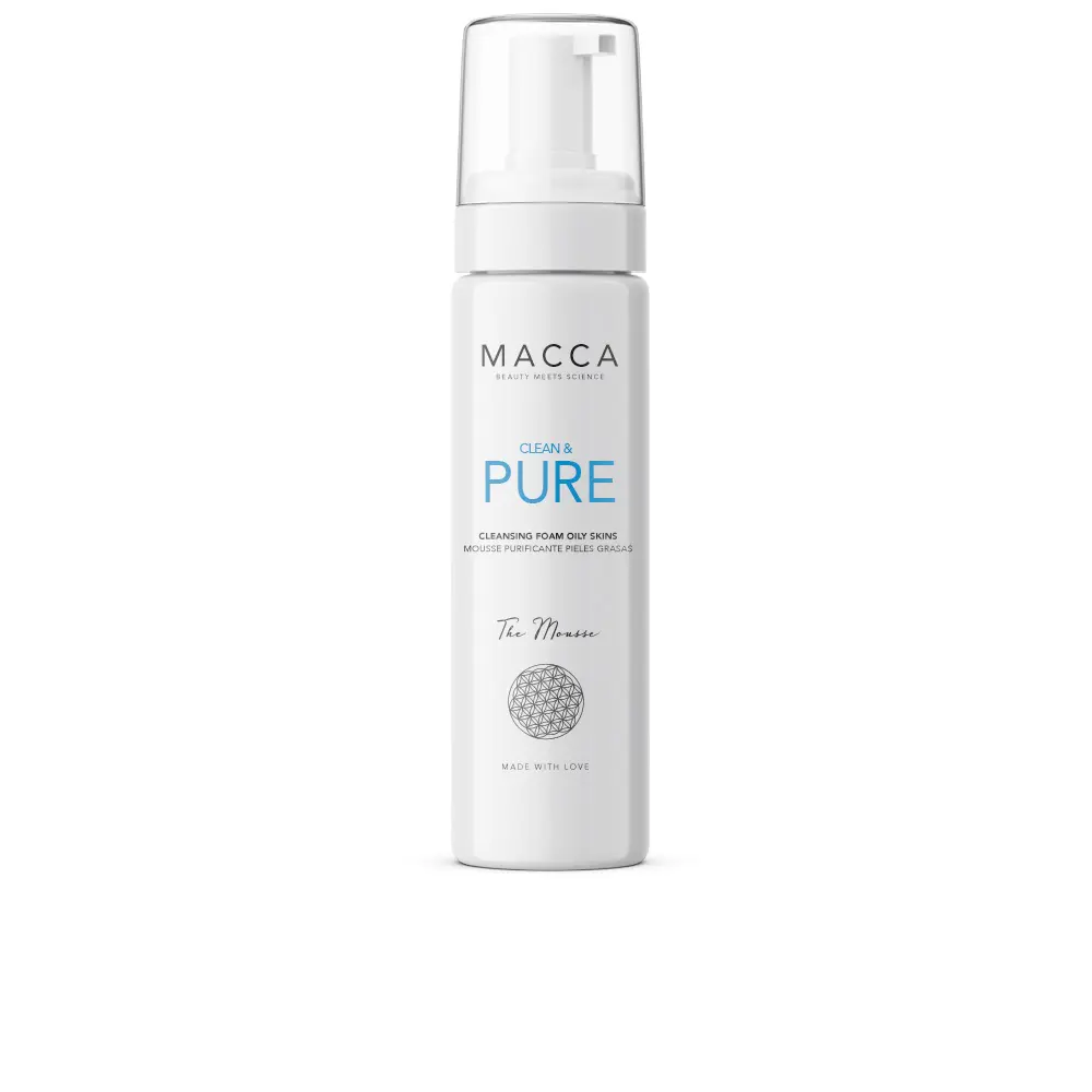 Macca Bọt Rửa Mặt Sạch & Thuần Khiết Dành Cho Da Dầu 10 macca clean pure cleansing foam oily skins