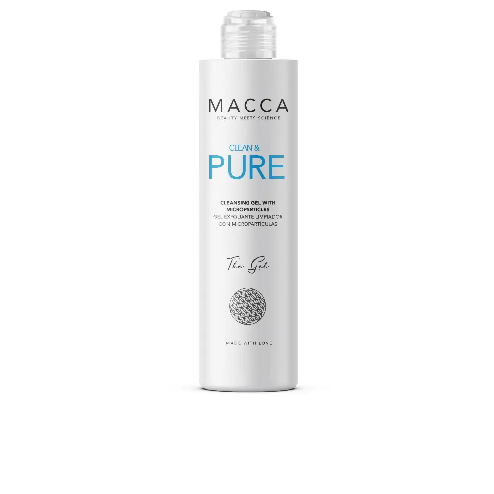 Gel rửa mặt Macca CLEAN & PURE với hạt vi sinh 8 macca clean pure cleansing gel with microparticles