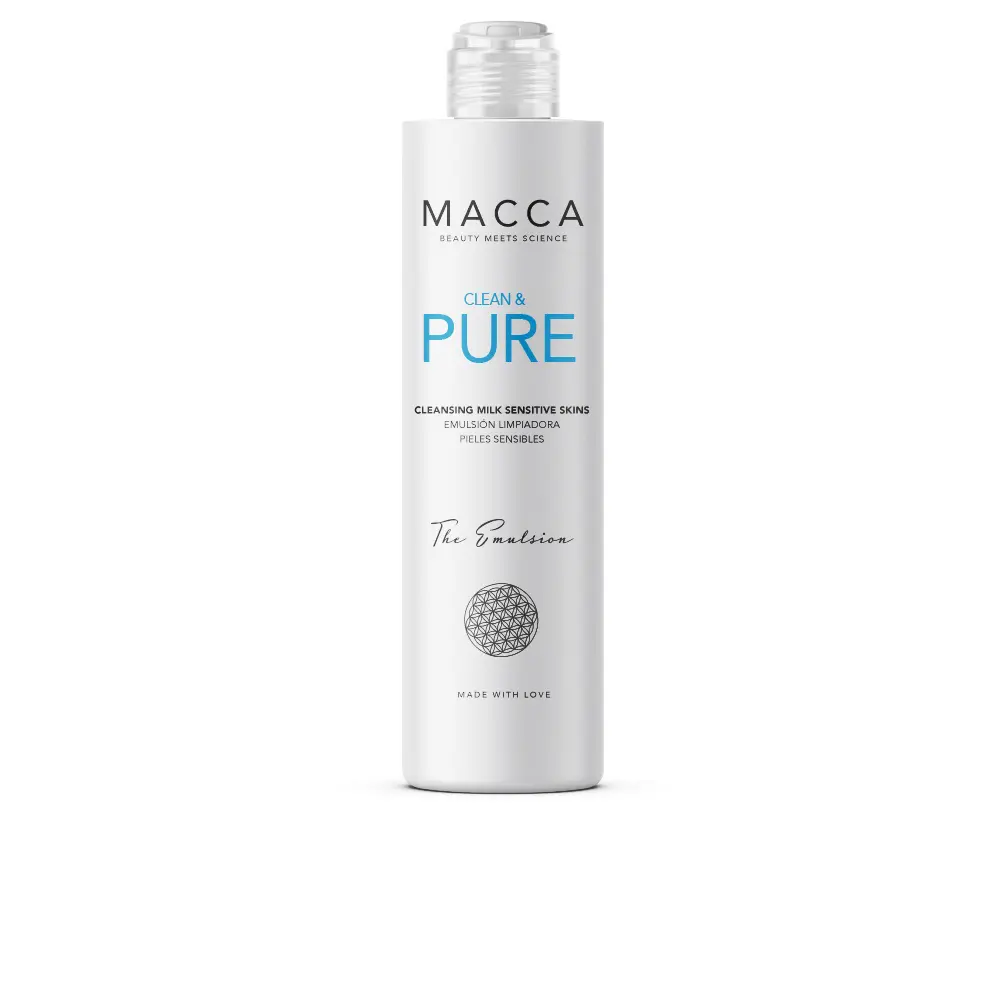 Sữa rửa mặt Macca CLEAN & PURE cho da nhạy cảm 8 macca clean pure cleansing milk sensitive skin