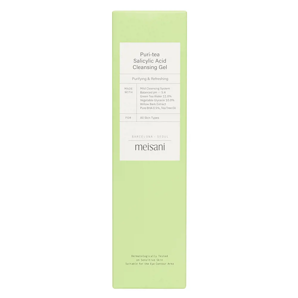 Gel rửa mặt salicylic acid Meisani PURI TEA 2 PURI-TEA salicylic acid cleansing gel Sữa rửa mặt chính hãng Meisani