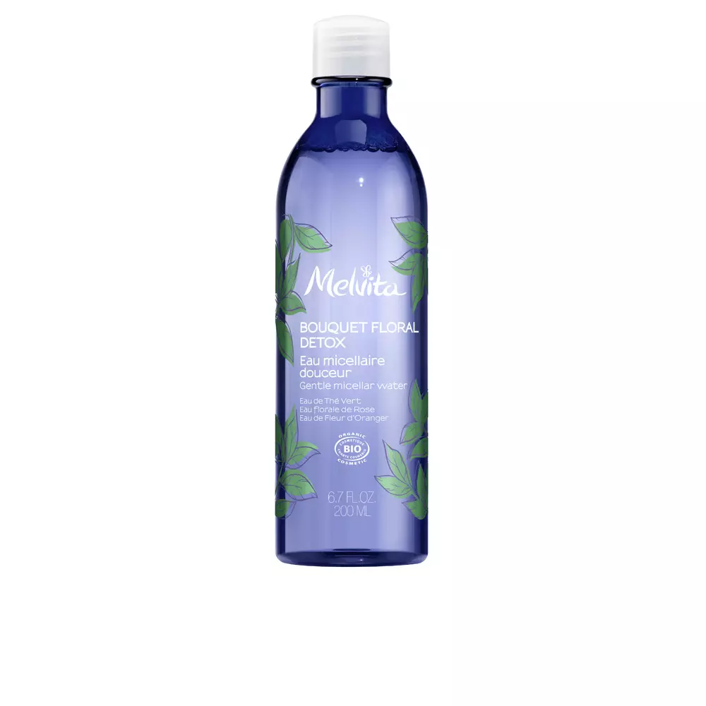 Nước tẩy trang dịu nhẹ Melvita BOUQUET FLORAL DETOX 6 melvita agua micelar desmaquillante