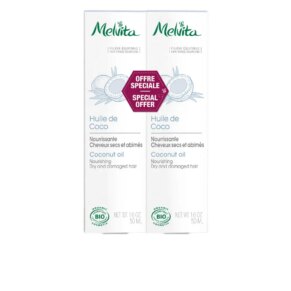 Kem dưỡng ẩm Melvita HUILE DE BEAUTE BIO huile de coco duo