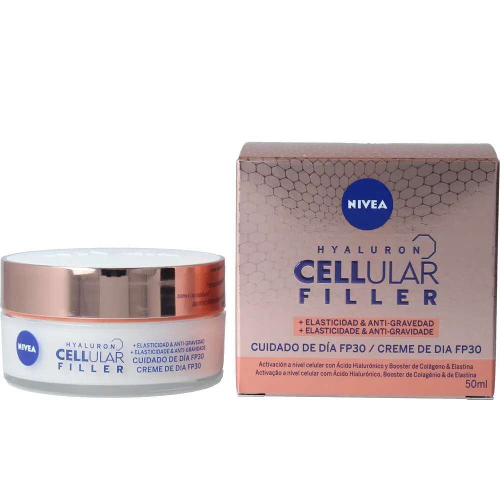 Nivea CELLULAR FILLER kem dưỡng ngày SPF30 tăng cường đàn hồi 2 CELLULAR FILLER elasticidad crema día SPF30 Kem chống lão hóa & điều trị chống nhăn chính hãng Nivea