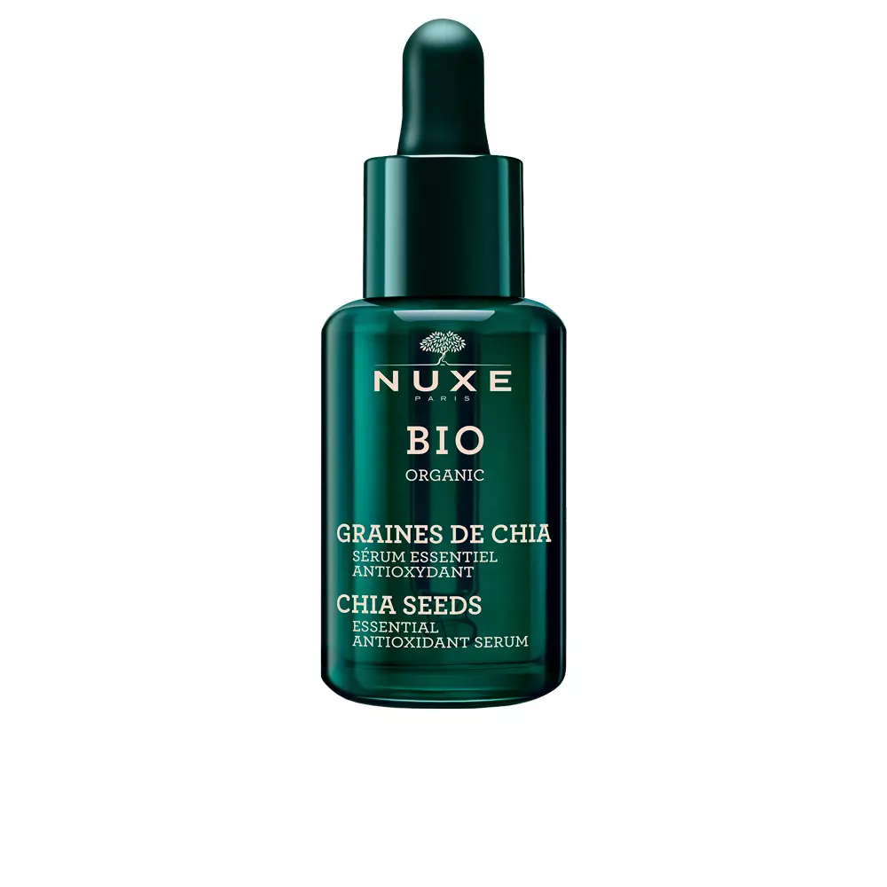 Serum chống oxy hóa Nuxe BIO ORGANIC hạt chia 8 nuxe bio organic graines de chia serum essentiel