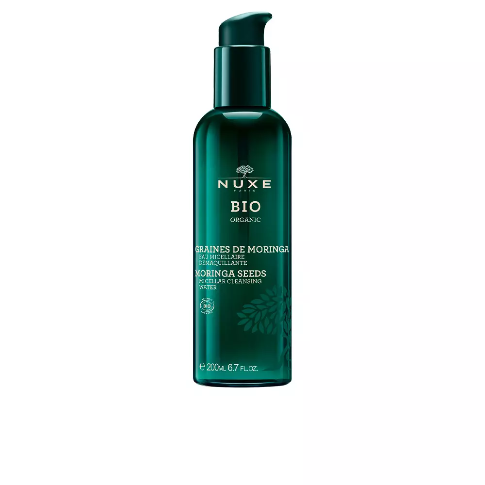 Nuxe BIO ORGANIC nước tẩy trang hạt moringa 8 nuxe bio organic graines de moringa eau micellaire