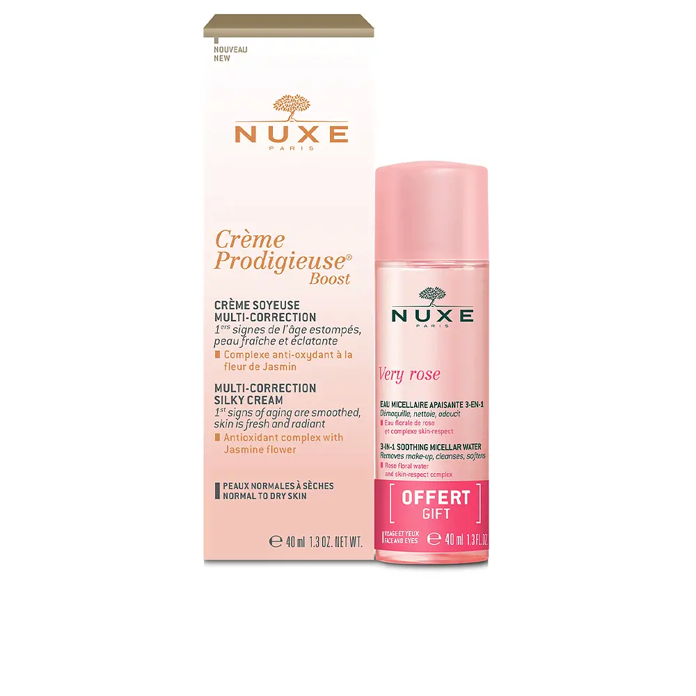 Nuxe Crème Prodigieuse Boost Kem Sữa Đa Chức Năng 6 nuxe creme prodigieuse boost creme soyeuse multi correction set