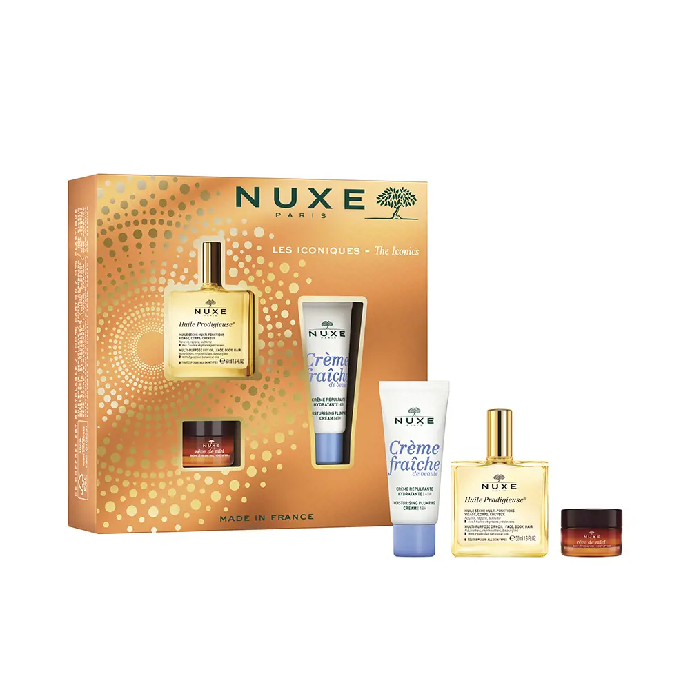 Bộ sản phẩm Nuxe biểu tượng LES ICONIQUES 8 nuxe les iconiques set