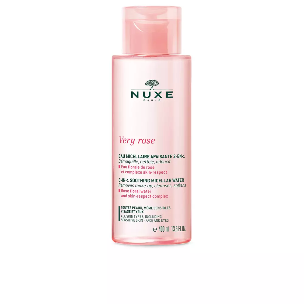 Nuxe VERY ROSE nước tẩy trang làm dịu 3 trong 1 10 nuxe very rose eau micellaire apaisante 3 en 1