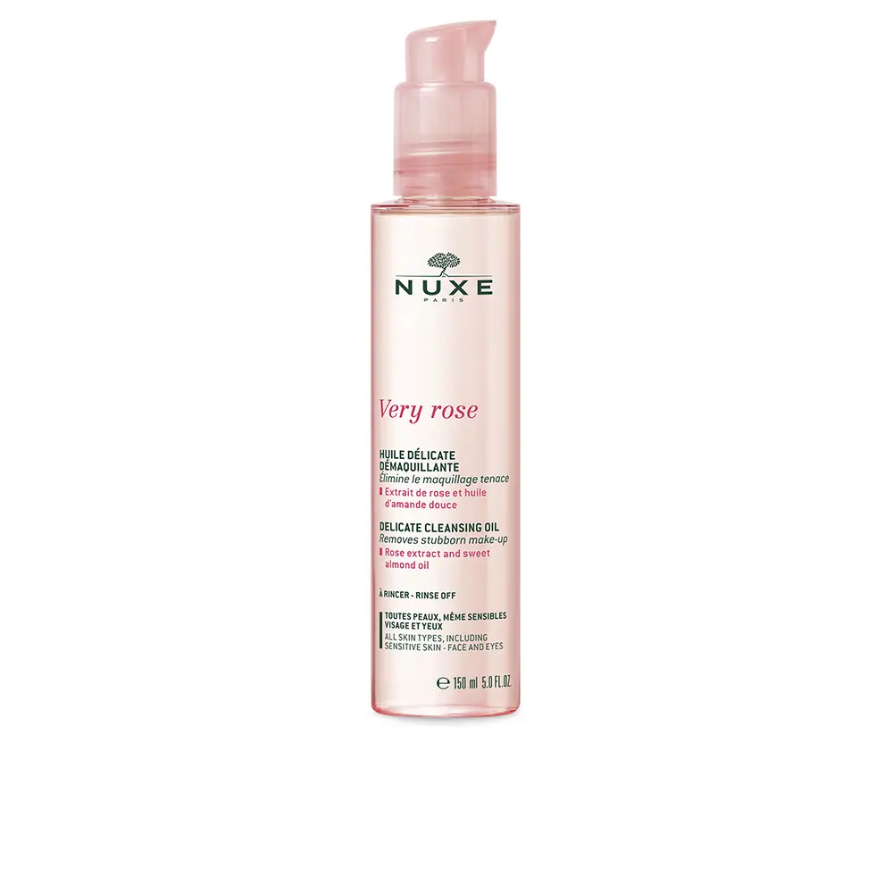 Nuxe Very Rose Dầu Tẩy Trang Dịu Nhẹ 6 nuxe very rose huile delicate demaquillante