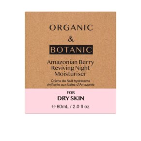 Organic & Botanic AMAZONIAN BERRY reviving night moisturiser Kem dưỡng ẩm chống lão hóa và điều trị chống nhăn