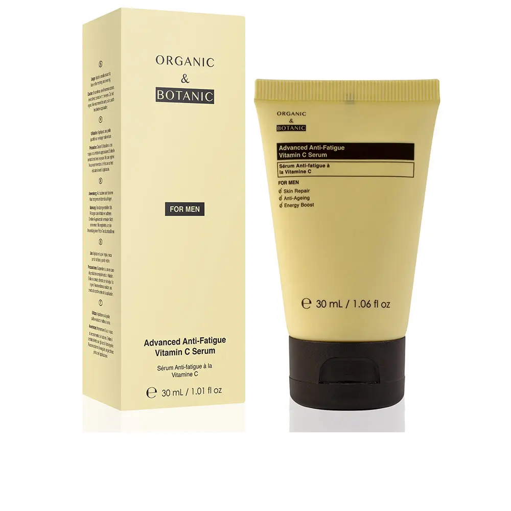 Serum vitamin C chống mệt mỏi nâng cao cho nam Organic & Botanic 4 organic botanic for men advanced anti fatigue vitamin c serum