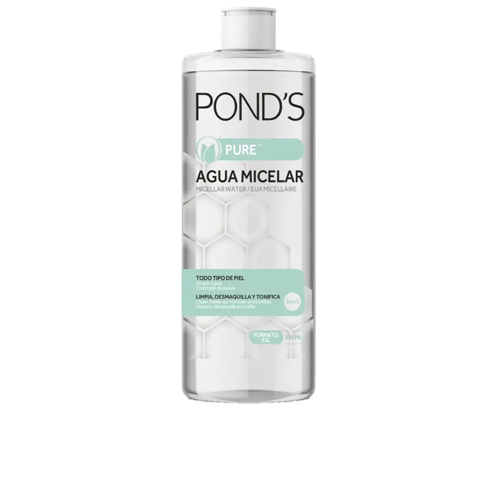 Nước tẩy trang Pond's PURE nước micellar 3 trong 1 6 ponds pure agua micelar 3en1