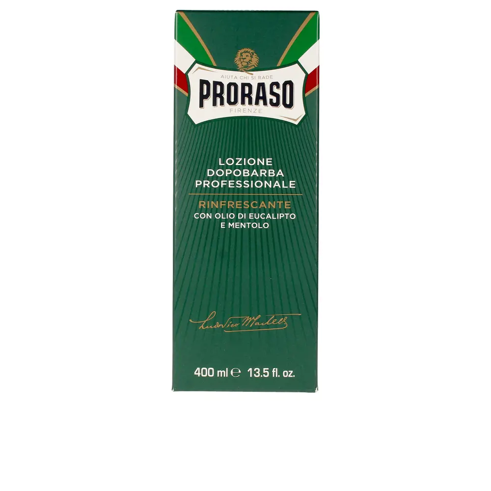 Nước hoa hồng sau cạo râu Proraso PROFESSIONAL có cồn Eucalyptus 8 proraso profesional after shave locion con alcohol eucalipto mentol