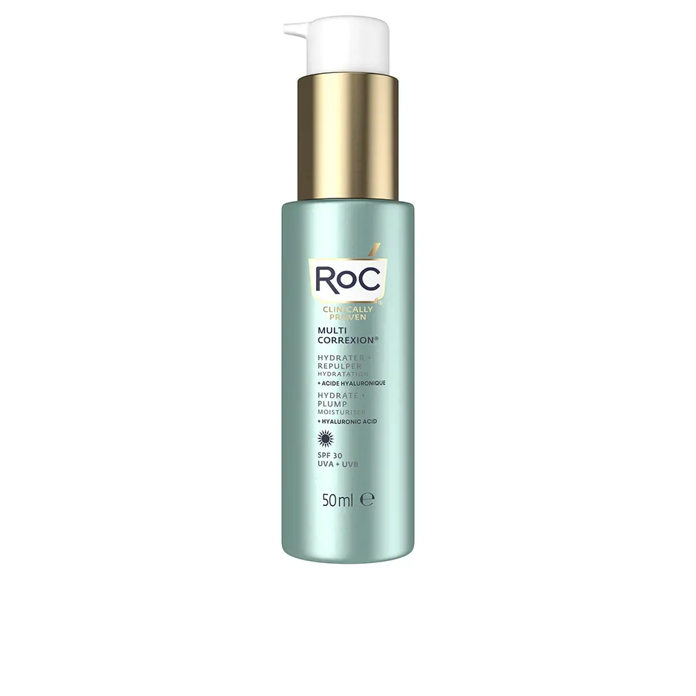 Kem dưỡng ẩm Roc HYDRATE + PLUMP chứa axit hyaluronic 10 roc hydrate plump crema hidratante con acido hialuronico spf30