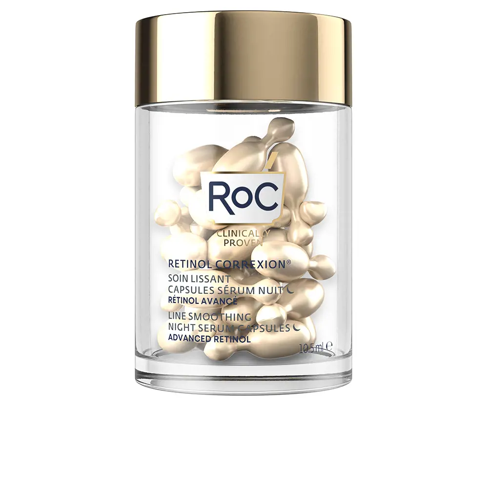 Serum đêm tinh chất retinol Roc LINE SMOOTHING ADVANCED 10 roc line smoothing advanced retinol capsulas serum noche