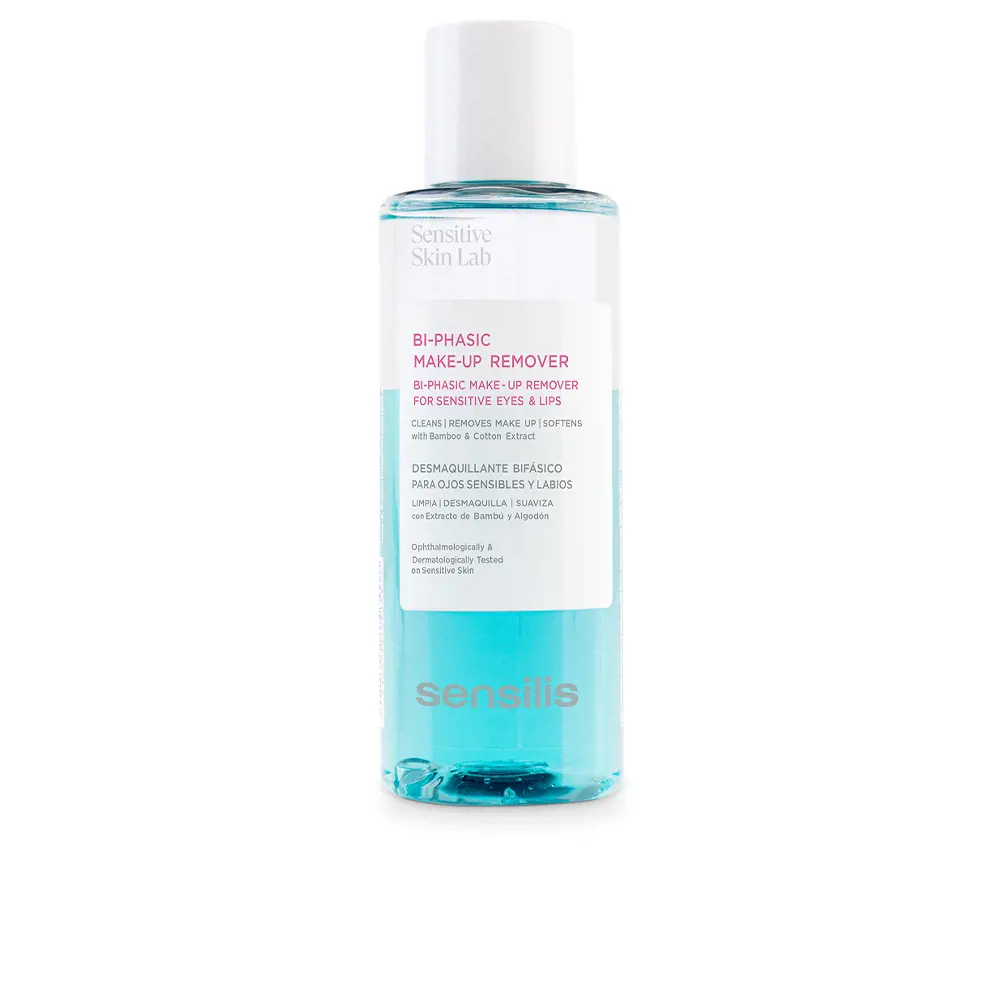 Nước tẩy trang Sensilis BI PHASIC cho mắt nhạy cảm và môi 6 sensilis bi phasic desmaquillante para ojos sensibles y labios
