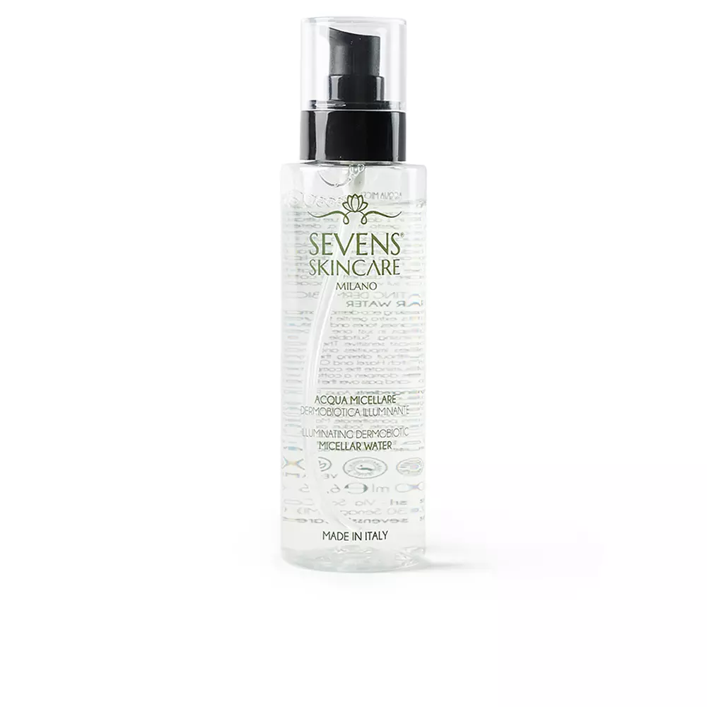 Nước tẩy trang Sevens Skincare AGUA MICELAR dermobiótica làm sáng da 8 sevens skincare agua micelar dermobiotica iluminadora