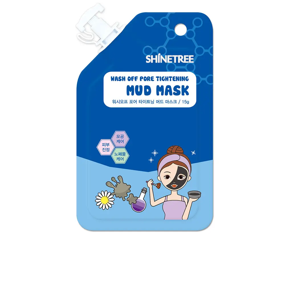 Mặt nạ se khít lỗ chân lông Shinetree MUD wash off 4 shinetree mud wash off pore tightening mask