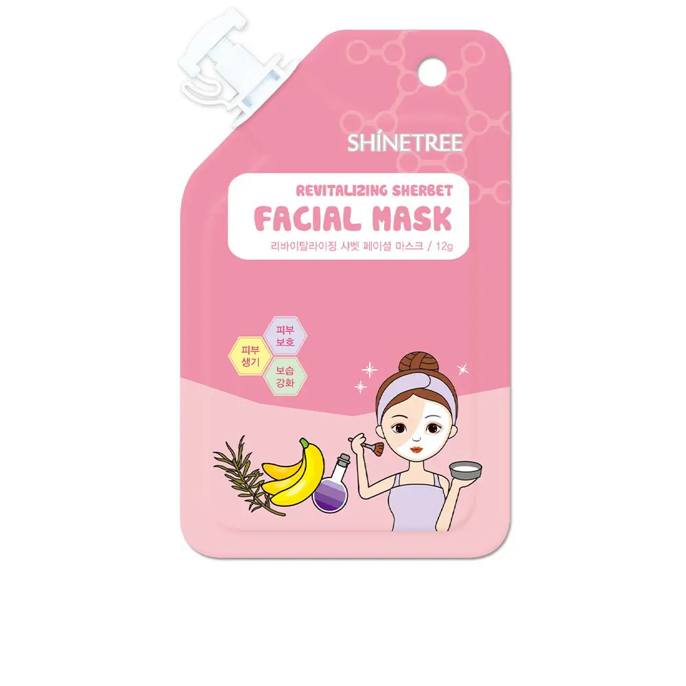 Mặt nạ làm sáng da Shinetree SHERBET 6 shinetree sherbet revitalizing facial mask