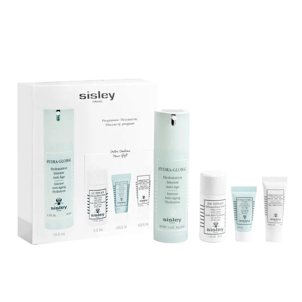 Bộ sản phẩm Sisley HYDRA GLOBAL PROGRAMME DÉCOUVERTE DƯỠNG ẨM 8 sisley hydra global programme decouverte hydratation set