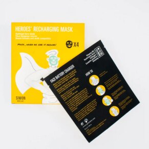 HEROES’ RECHARGING MASK hydrogel face mask Mặt nạ kem chống lão hóa & điều trị chống nhăn chính hãng Siwon