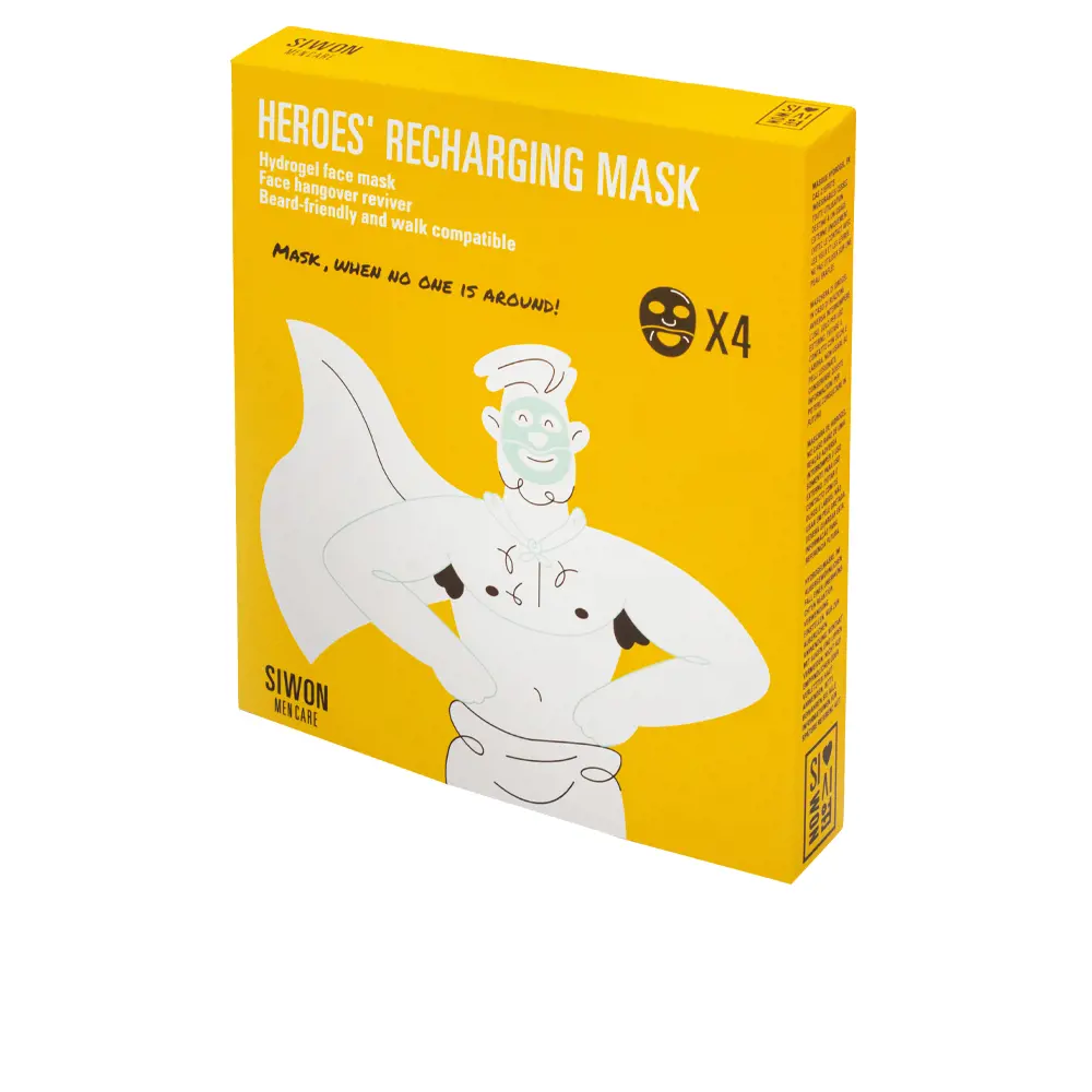 Mặt nạ hydrogel Siwon HEROES RECHARGING MASK 6 siwon heroes recharging mask hydrogel face mask