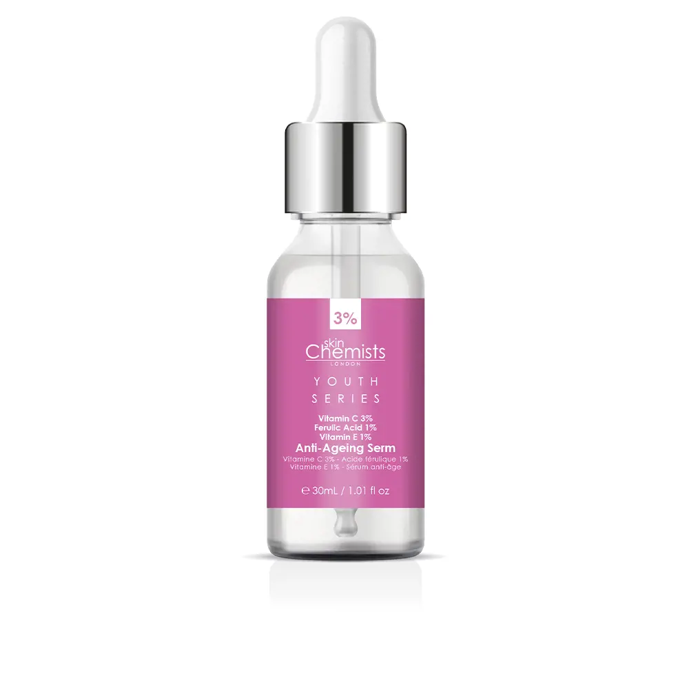 Tinh Chất Chống Lão Hóa Skin Chemists Vitamin C 3% Ferulic Acid 1% Vitamin E 1% 1 Kem dưỡng ẩm chống lão hóa và điều trị chống nhăn Skin Chemists VITAMIN C 3% FERULIC ACID 1% VITAMIN E 1% anti-ageing...