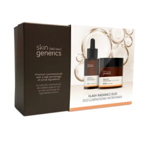 Mặt kem chống oxy hóa kem dưỡng ẩm Skin Generics LUMINOSIDAD INSTANTÁNEA SET