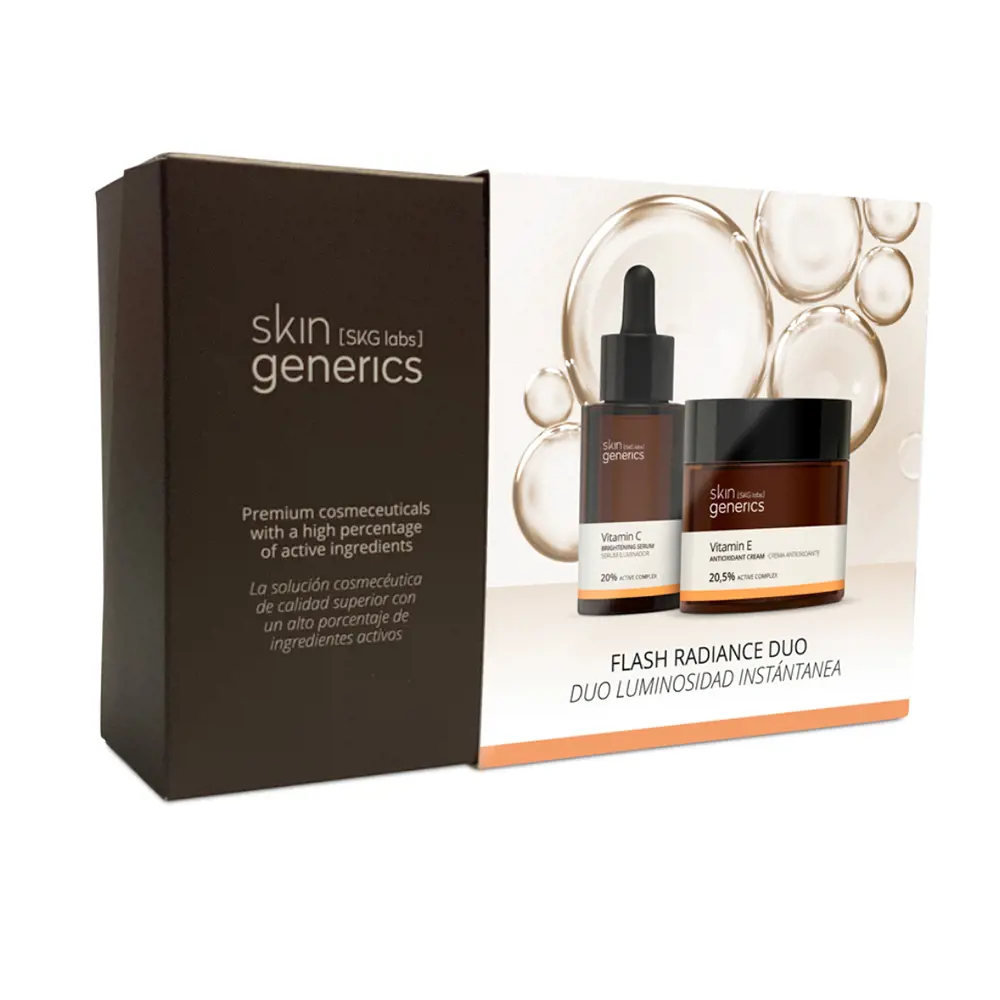 Bộ sản phẩm Skin Generics LUMINOSIDAD INSTANTÁNEA 6 skin generics luminosidad instantanea set