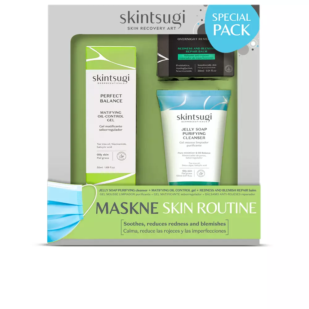 Bộ sản phẩm chăm sóc da MASKNE Skintsugi 6 skintsugi maskne skin routine set