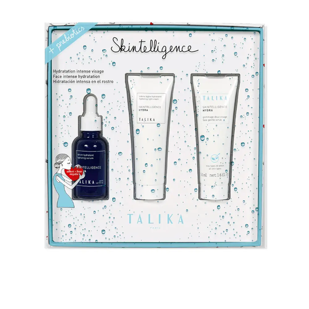 Bộ sản phẩm cấp ẩm sâu Talika SKINTELLIGENCE HYDRATION INTENSE cho mặt 6 talika skintelligence hydration intense visage set