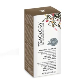 Teaology BRONZING TEA DROPS natural self-tanning serum Kem dưỡng ẩm