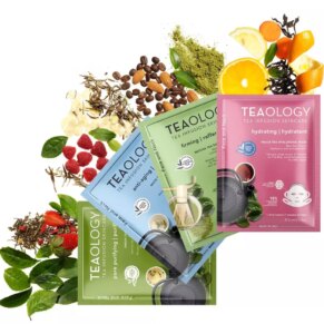 Teaology FACE AND NECK green tea AHA + BHA mask Mặt nạ