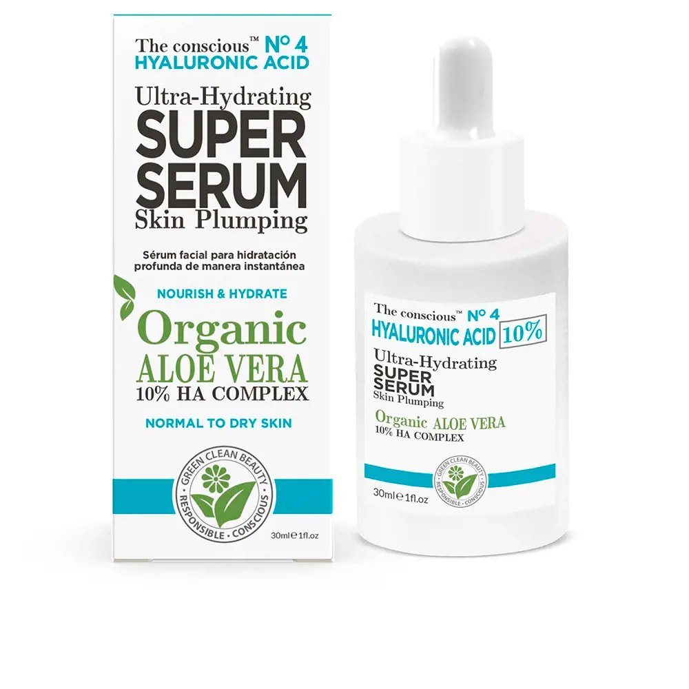 Serum siêu cấp ẩm organic Hyaluronic Acid The Conscious™ 8 the conscious hyaluronic acid ultra hydrating super serum organic aloe vera
