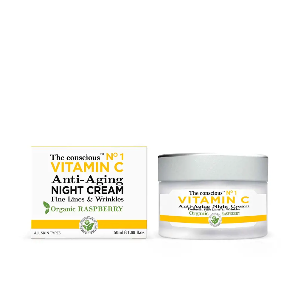 Kem dưỡng đêm chống lão hóa vitamin C organic mâm xôi The Conscious™ 10 the conscious vitamin c anti aging night cream organic raspberry