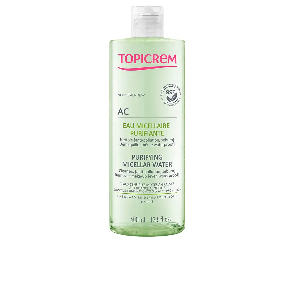 Nước tẩy trang kiềm dầu Topicrem AC 6 topicrem ac agua micelar purificante