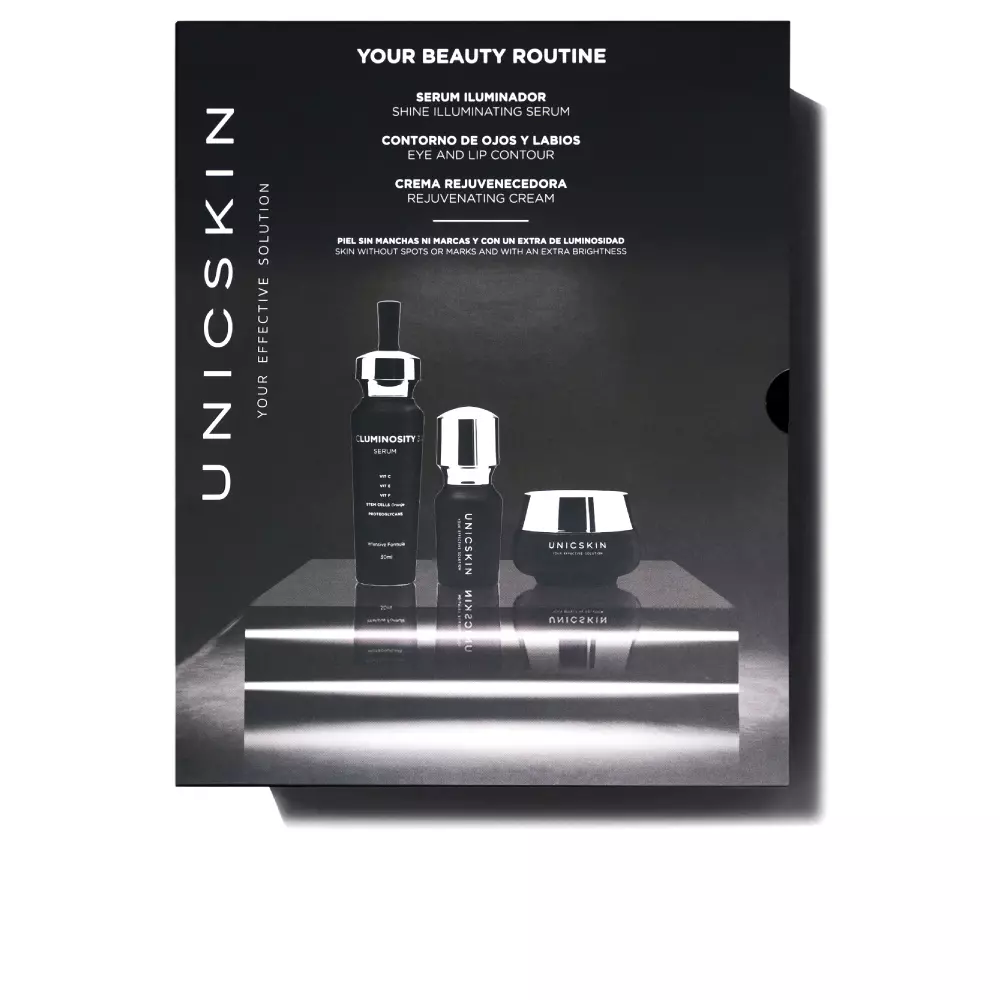Bộ sản phẩm chăm sóc sắc đẹp Unicskin 10 unicskin your beauty routine set