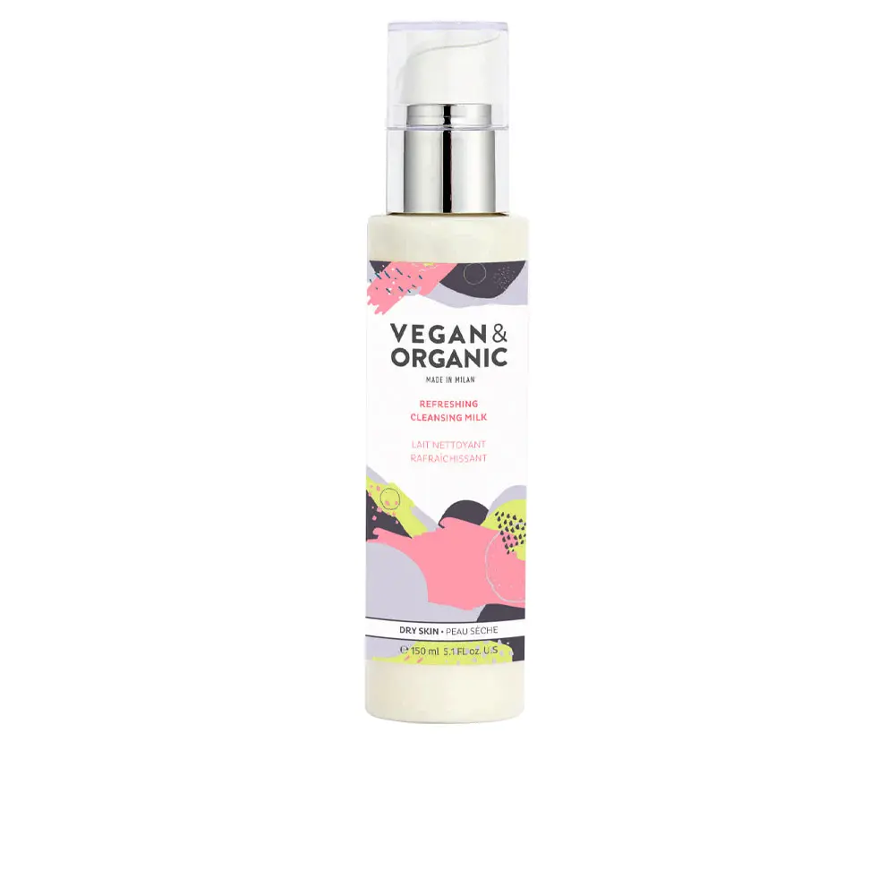 Sữa Rửa Mặt Làm Sạch Làm Mới Vegan & Organic Dành Cho Da Khô 6 vegan organic refreshing cleansing milk dry skin