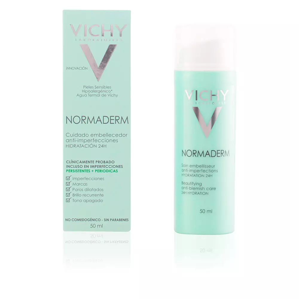 Vichy Laboratoires NORMADERM Kem Dưỡng Sáng Da Chống Khuyết Điểm 24h 6 vichy normaderm soin embellisseur anti imperfections 24h