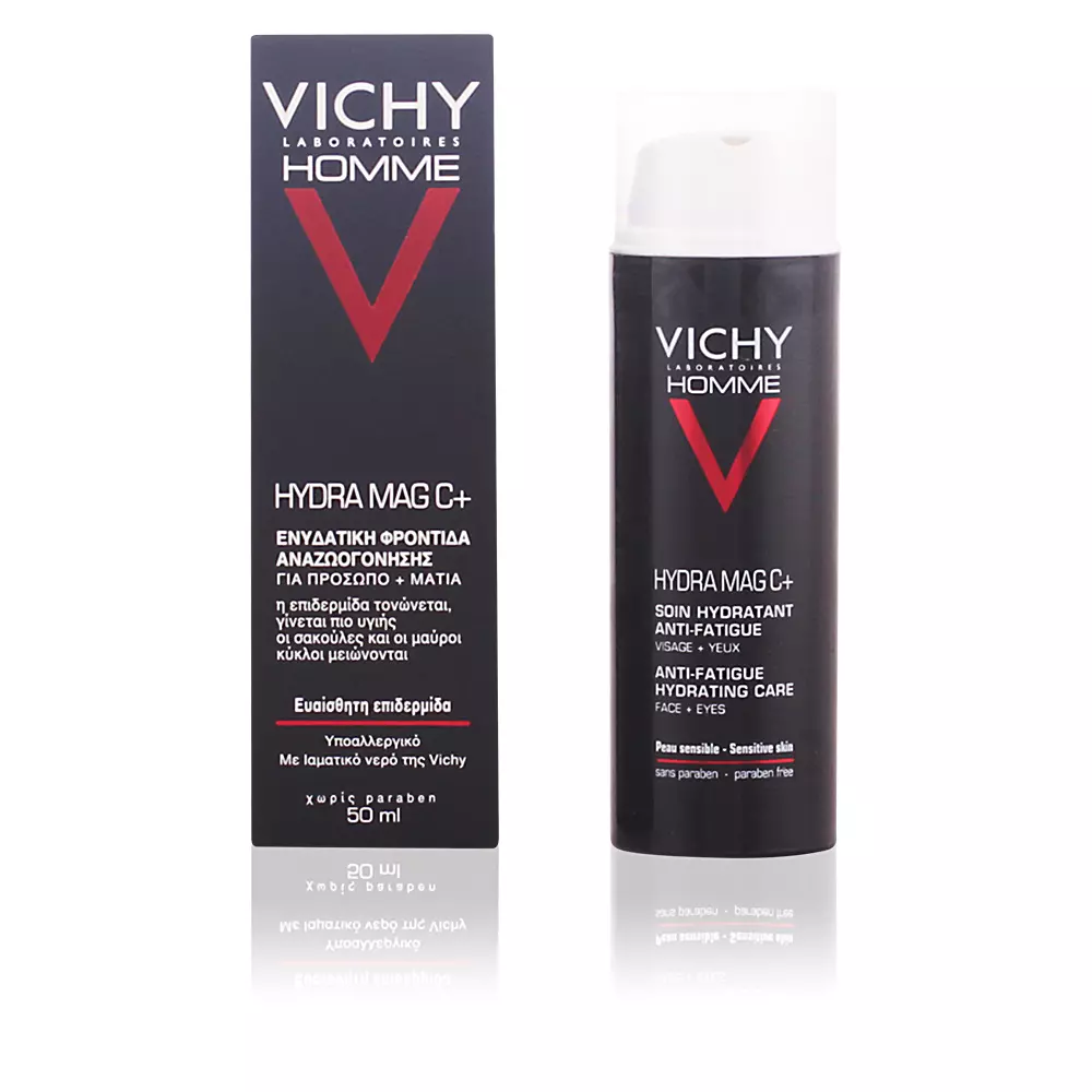 Kem Dưỡng Ẩm Vichy Homme Hydra Mag C+ Cho Mặt và Mắt 6 vichy vichy homme hydra mag c visage et