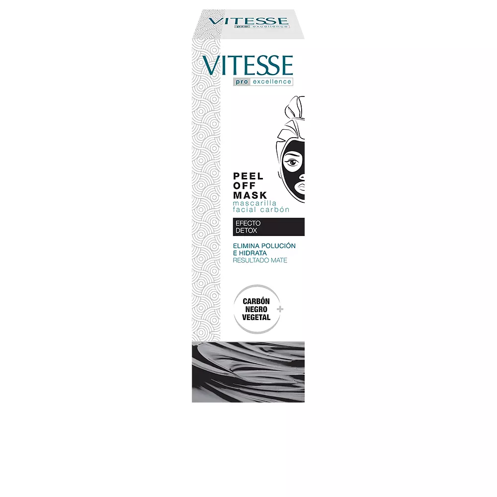 Mặt nạ thải độc Vitesse PEEL OFF MASK than hoạt tính 4 vitesse peel off mask mascarilla facial carbon