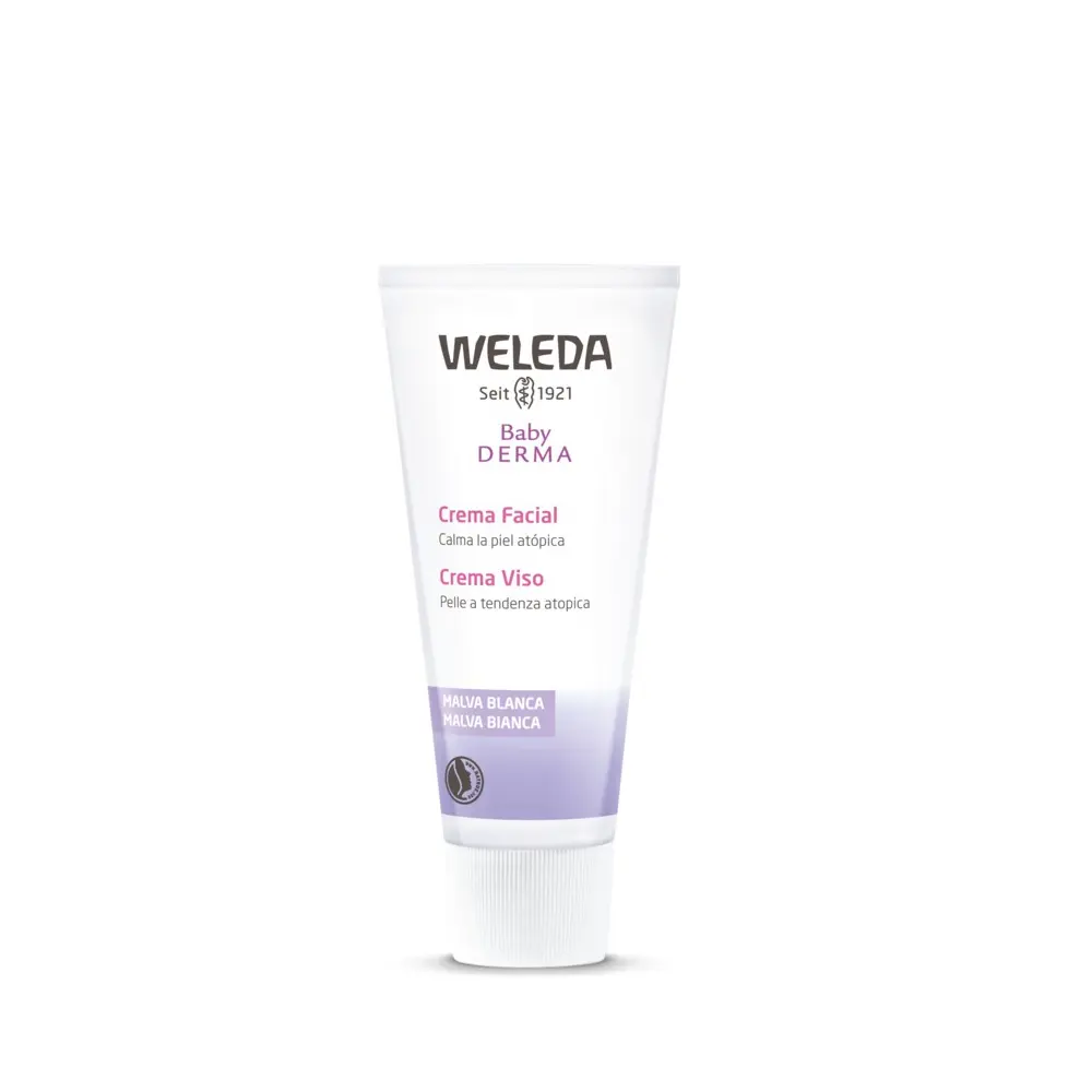 Kem dưỡng da mặt Weleda Baby Derma malva blanca cho trẻ em 6 weleda baby derma crema facial de malva blanca